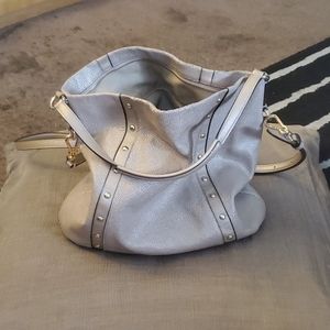 Iridescent Tan Coach Purse